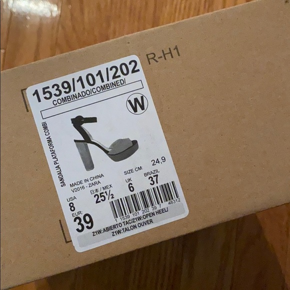 Zara platform heels - lightly worn once. - Picture 5 of 5